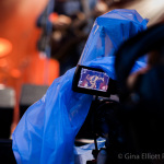 Filming The Wood Brothers in the rain at DelFest 2016 - photo © Gina Elliott Proulx