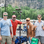 Ready to record at DelFest 2016 - photo © Gina Elliott Proulx