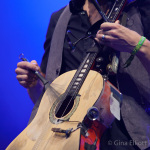 Jano Rix with The Wood Brothers at DelFest 2016 - photo © Gina Elliott Proulx