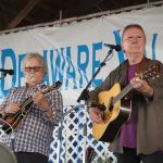 Chris Hillman and Herb Pedersen at the 2016 Delaware Valley Bluegrass Festival - photo by Frank Baker