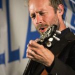 Graham Sharp with Steep Canyon Rangers at the 2016 Delaware Valley Bluegrass Festival - photo by Frank Baker