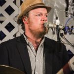 Michael Ashworth with Steep Canyon Rangers at the 2016 Delaware Valley Bluegrass Festival - photo by Frank Baker