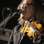 Nicky Sanders with Steep Canyon Rangers at the 2016 Delaware Valley Bluegrass Festival - photo by Frank Baker