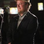 Michael Ashworth with Steep Canyon Rangers at the 2016 Delaware Valley Bluegrass Festival - photo by Frank Baker