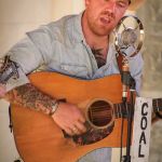 Christopher Kearney with The Coaltown Rounders at the 2016 Bluegrass on the Grass festival in Carlisle, PA - photo by Frank Baker
