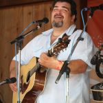 Dave Adkins at the Gettysburg Bluegrass Festival, August 2016 - photo by Frank Baker