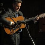 Bryan Sutton with Hot Rize at the Gettysburg Bluegrass Festival, August 2016 - photo by Frank Baker