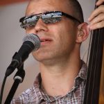 Barry Reed with Lonesome River Band at the August 2016 Gettysburg Bluegrass Festival - photo by Frank Baker