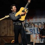 Christopher Malpass at the August 2016 Gettysburg Bluegrass Festival - photo by Frank Baker