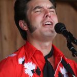 Christopher Malpass at the August 2016 Gettysburg Bluegrass Festival - photo by Frank Baker