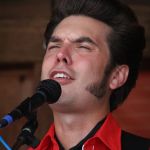 Christopher Malpass at the August 2016 Gettysburg Bluegrass Festival - photo by Frank Baker