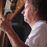 Tony Shorter with Nothin' Fancy at the August 2016 Gettysburg Bluegrass Festival - photo by Frank Baker