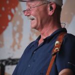 Fred Travers with Seldom Scene at the August 2016 Gettysburg Bluegrass Festival - photo by Frank Baker