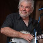 Rickie Simpkins with Seldom Scene at the August 2016 Gettysburg Bluegrass Festival - photo by Frank Baker