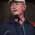 Fred Travers with Seldom Scene at the August 2016 Gettysburg Bluegrass Festival - photo by Frank Baker