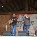 Steve Gulley & New Pinnacle at the August 2016 Gettysburg Bluegrass Festival - photo by Frank Baker
