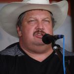 Tony Holt with The Wildwood Valley Boys at the August 2016 Gettysburg Bluegrass Festival - photo by Frank Baker