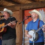 Tony Holt and Jeremy Blankenship with The Wildwood Valley Boys at the August 2016 Gettysburg Bluegrass Festival - photo by Frank Baker