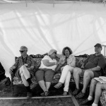 Kitty Kuykendall chatting backstage at Grey Fox 2016 - photo © Tara Linhardt