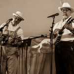Mike Compton and Joe Newberry at Grey Fox 2016 - photo © Tara Linhardt