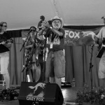 Bluegrass karaoke at Grey Fox 2016 - photo © Tara Linhardt