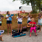 Young buskers at Grey Fox 2016 - photo © Tara Linhardt