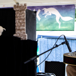 Bluegrass puppet show at Grey Fox 2016 - photo © Tara Linhardt