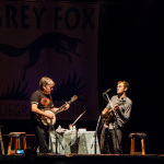 Béla Fleck and Chris Thile at Grey Fox 2016 - photo © Tara Linhardt