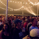 Big crowd at the dance tent on Thursday at Grey Fox 2016 - photo © Tara Linhardt