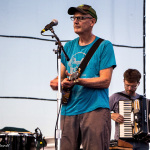 Jeff Claus with The Horseflies at Grey Fox 2016 - photo © Tara Linhardt