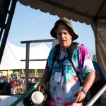 Staff photographer making the rounds at Grey Fox 2016 - photo © Tara Linhardt