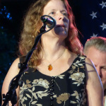 Jen Fabricius with Tim O'Brien & Friends at the 2016 Musicians Against Childhood Cancer festival - photo by Daniel Mullins