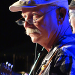 Fred Travers with The Seldom Scene for an impromptu James King tribute at the 2016 Musicians Against Childhood Cancer festival - photo by Daniel Mullins
