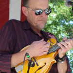 Adam Steffey with The Boxcars at the 2016 Musicians Against Childhood Cancer festival - photo by Daniel Mullins