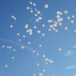 Balloon release at the 2016 Musicians Against Childhood Cancer festival - photo by Daniel Mullins