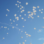 Balloon release at the 2016 Musicians Against Childhood Cancer festival - photo by Daniel Mullins