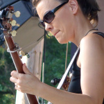 Kristin Scott Benson with The Grascals at the 2016 Musicians Against Childhood Cancer festival - photo by Daniel Mullins