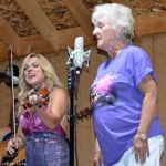 Rhonda and Carolyn Vincent at the 2016 Milan Bluegrass Festival - photo © Bill Warren