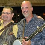 Junior Sisk and Chris Smith lead a Ralph Stanley tribute show at the 2016 Norwalk Music Festival - photo © Bill Warren