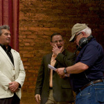 Tim White and the technical crew at the Remembering Miss Dixie taping at Song of the Mountains (May 7, 2016) - photo by David Johnson