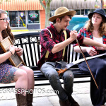 Sawing tune outside at RenoFest 2016 - photo by Mike Lane