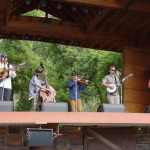 The Rapidgrass Quintet perform at RockyGrass 2016 - photo by Daniel Mullins