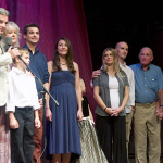 Tim White with his whole family at The Lincoln Theatre in September 2015