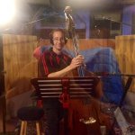 Kene Hyatt in the studio with Wayne Taylor & Appaloosa