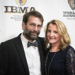 Ian Gray and Claire Lynch on the red carpet at the 2016 International Bluegrass Music Awards - photo by Frank Baker