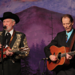Doyle Lawson and Tony Rice at the Bluegrass Album Band reunion show at Bluegrass First Class (2/16/13) - photo by John Goad