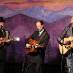 Doyle Lawson, Tony Rice and Josh Williams at the Bluegrass Album Band reunion show at Bluegrass First Class (2/16/13) - photo by John Goad