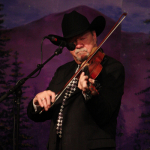 Bobby Hicks at the Bluegrass Album Band reunion show at Bluegrass First Class (2/16/13) - photo by John Goad