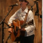 11 year old Colonel Isaac Moore performs at Back 40 Bluegrass (9/12) - photo by Brian Dietz