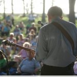 View from the stage at Back 40 Bluegrass (9/12) - photo by Brian Dietz